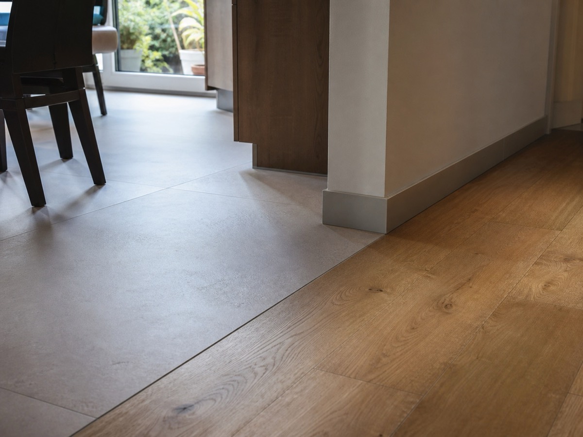 Parquet in rovere a doga in una residenza milanese