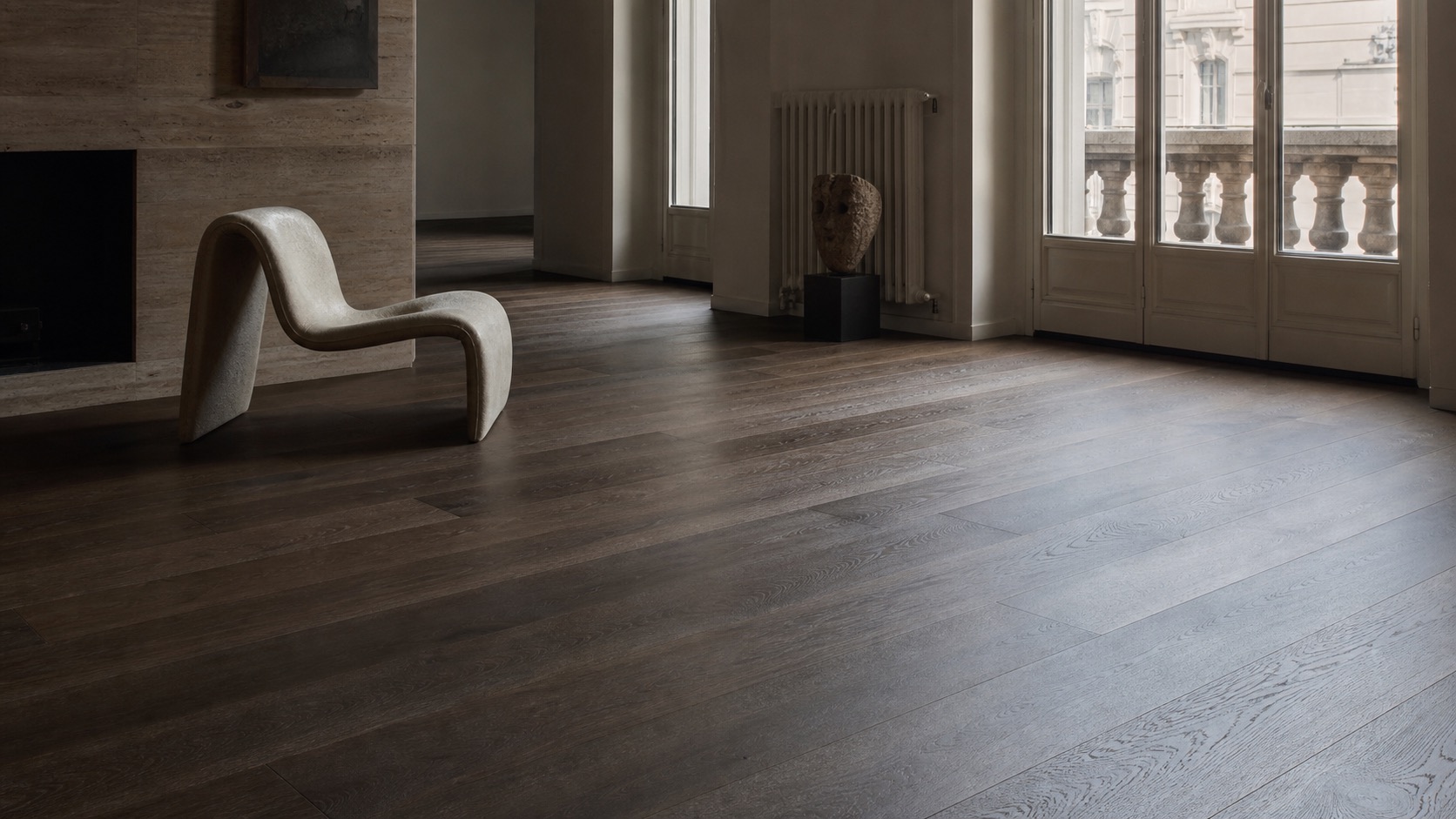 Parquet Capitali in una residenza contemporanea
