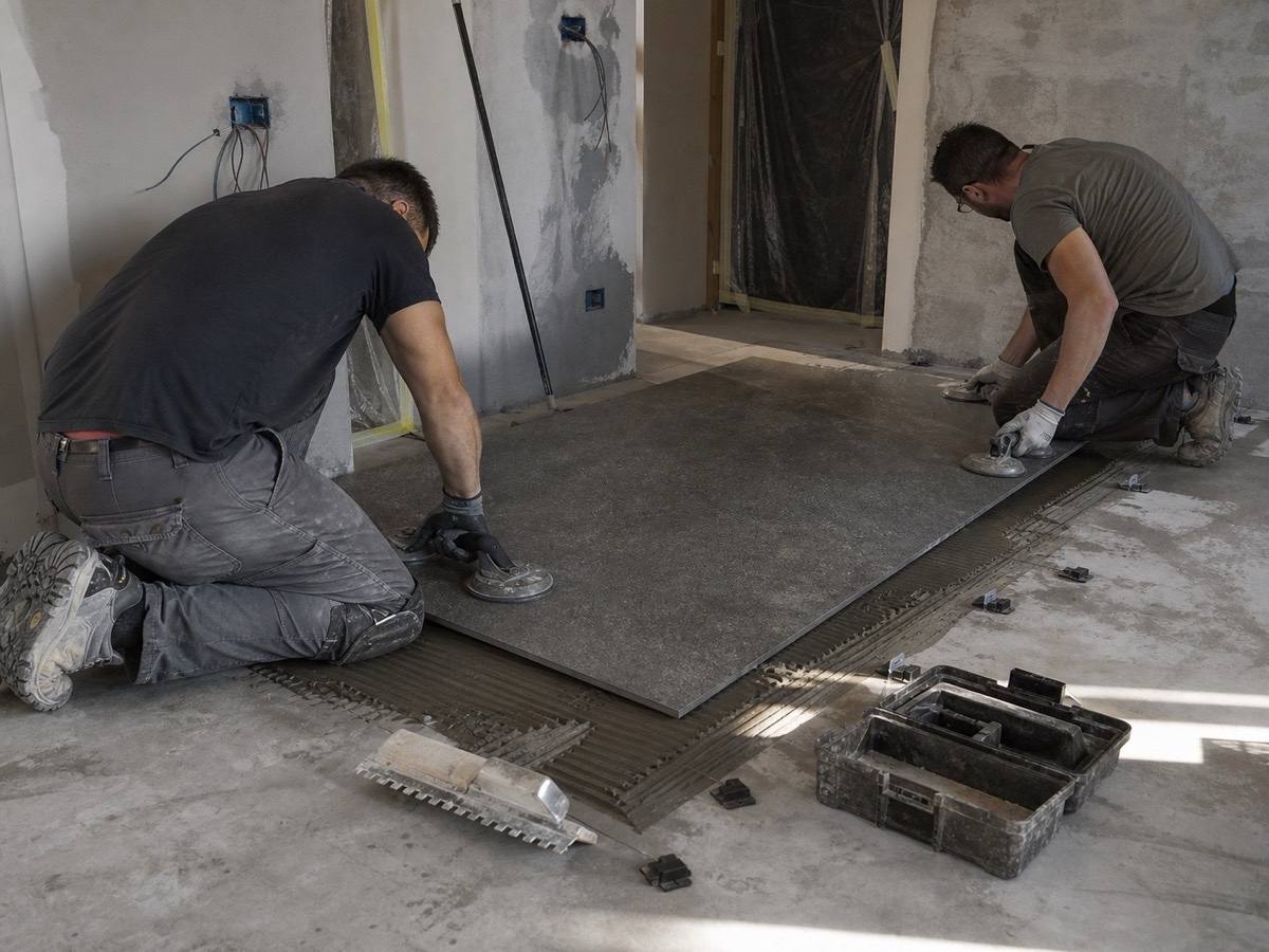 Posa professionale del parquet